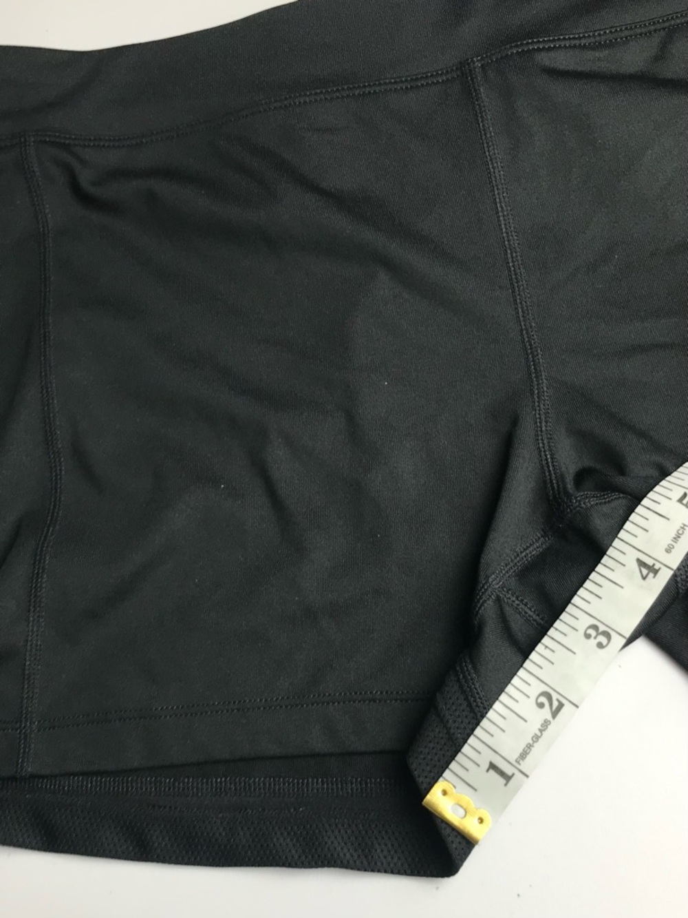 Nike Dri Fit Black Fitted Active Shorts Size L Zip Pocket - Picture 14 of 14